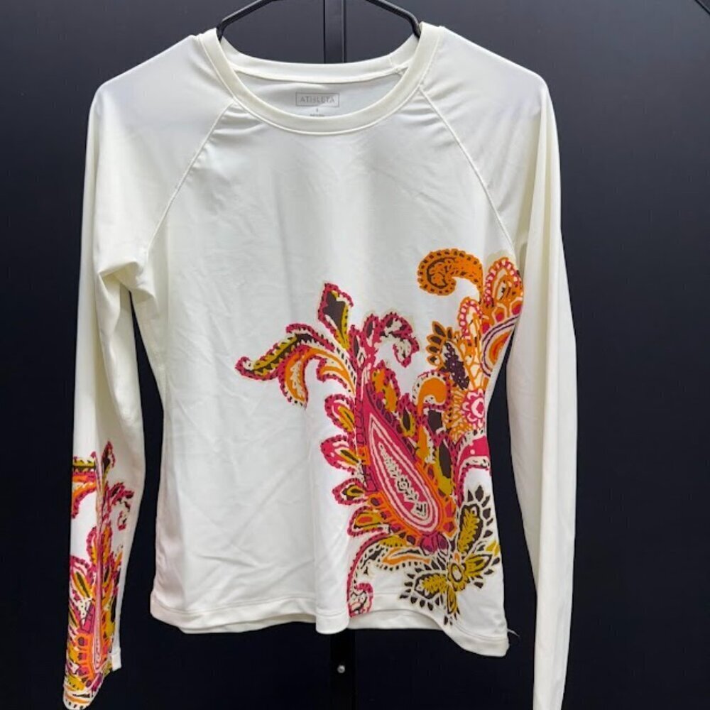 Athleta Patterned Swim Shirt